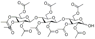 D-CELLOPENTOSE HEXADECAACETATE 结构式