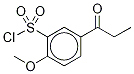 1-(3'-CHLOROSULFONYL-4'-METHOXYPHENYL)-1-PROPANONE-METHYL-D3 结构式