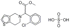 外消旋-氯吡格雷-D4硫酸氢盐 结构式