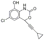 RAC 8-HYDROXY EFAVIRENZ-D4 结构式