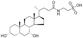 TAUROCHENODEOXYCHOLIC-2,2,4,4-D4 ACID 结构式