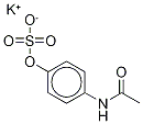 4-Acetaminophen-d3 Sulfate Potassium Salt 结构式