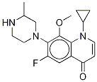 脱羧加替沙星二盐酸盐 结构式