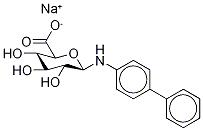 4-Aminobiphenyl-d5 β-D-Glucuronide Sodium Salt 结构式