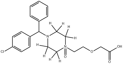 rac Cetirizine-d8 N-Oxide 结构式