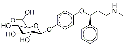 4’-Hydroxy Atomoxetine β-D-Glucuronide-d3 结构式