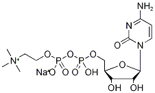 Citicoline-d9 Sodium Salt 结构式