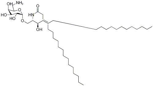 6-Amino-6-deoxy α-Galactosyl-C18-ceramide 结构式