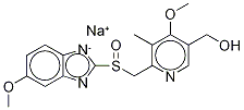 5-Hydroxy Omeprazole-d3 Sodium Salt 结构式