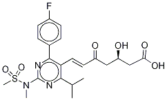 5-Oxo Rosuvastatin 结构式