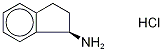 (R)-1-AMinoindane-d3 Hydrochloride 结构式