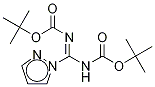 N,N'-Bis-Boc-1-guanylpyrazole-13C,15N2 结构式