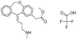 N-DesMethyl Olopatadine Methyl Ester Trifluoroacetic Acid 结构式