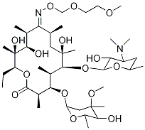 罗红霉素-D7 结构式