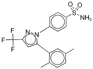 2,5-DiMethyl Celecoxib-d4 结构式