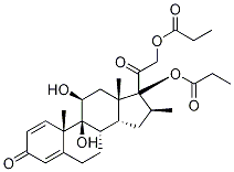 9α-Hydroxy BetaMethasone 17,21-Dipropionate 结构式