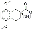 (2R)-2-AMino-1,2,3,4-tetrahydro-5,8-diMethoxy-2-naphthalenecarboxylic Acid Methyl Ester-13C 结构式