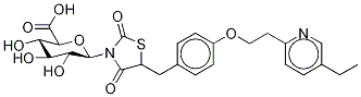 Pioglitazone-d4 N-β-D-Glucuronide 结构式