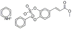 3-(4-Benzyloxy-4-O-sulfatephenyl)-2-propenoic Acid Methyl Ester PyridiniuM Salt 结构式