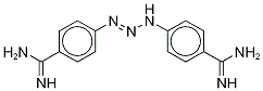Berenil-13C2,15N4 Dihydrochloride 结构式