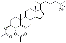 4α,25-Dihydroxy Cholesterol Diacetate 结构式