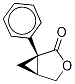 rac 1-Phenyl-2-oxo-3-oxabicyclo[3.1.0]hexane 结构式
