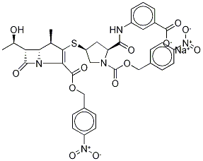 N-Carboxy Ertapenem-d4 Di-(4-Nitrobenzyl) Ester 结构式