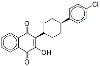 Atovaquone-D5 结构式