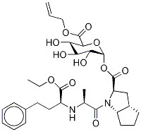 Ramipril Acyl-α-D-glucuronide Allyl Ester 结构式