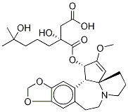 5'-Des-O-methylhomoharringtonine-13C,d3 结构式