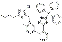 N-Trityl Losartan-d3 Carboxaldehyde 结构式