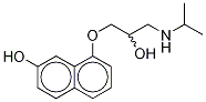 rac 7-Hydroxy Propranolol-d5 结构式