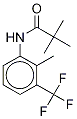 2-Methyl-d3-3-(trifluoromethyl)pivalanilide 结构式