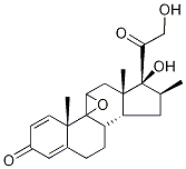 Betamethasone-d5 9,11-Epoxide 结构式