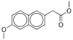 Methyl 6-Methoxy-2-naphthylacetate-d6 结构式