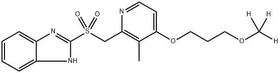 雷贝拉唑砜-D3 结构式
