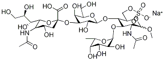 6-Sulfo Sialyl Lewis X Methyl Glycoside Sodium Salt 结构式