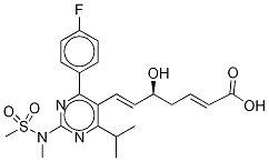 (2E,5R,6E)-3-Dehydroxy Rosuvastatin 结构式