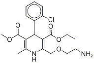氨氯地平-D4 结构式