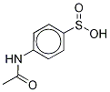 4-AcetaMidobenzenesulphinic Acid-d4 结构式