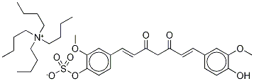 硫酸姜黄素四丁基铵盐 结构式