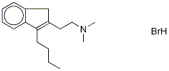 N,N-DiMethyl-3-butyl-1H-indene-2-ethanaMine-d9 HydrobroMide 结构式