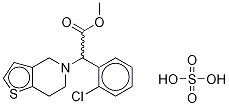 rac Clopidogrel-d7 Hydrogen Sulfate 结构式