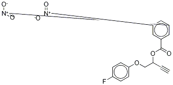 1-(4-Fluorophenoxy-d4)-2-(3,5-dinitrobenzoate)3-butyn-2-ol 结构式