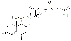 6α-Methyl Hydrocortisone 21-HeMisuccinate-d4 (Major) 结构式