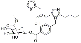 Eprosartan Acyl-β-D-glucuronide Methyl Ester 结构式