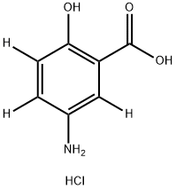 美沙拉胺-D3 结构式