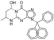 N-Trityl-4,6,7,8-tetrahydro-8-hydroxy-6-MethylpyriMido[1,2-a]purin-10(3H)-one 结构式