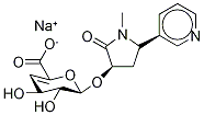 trans-3'-Hydroxy Cotinine-O-(4-deoxy-4,5-didehydro)-β-D-glucuronide SodiuM Salt 结构式