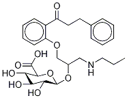 Propafenone-d5 β-D-Glucuronide 结构式